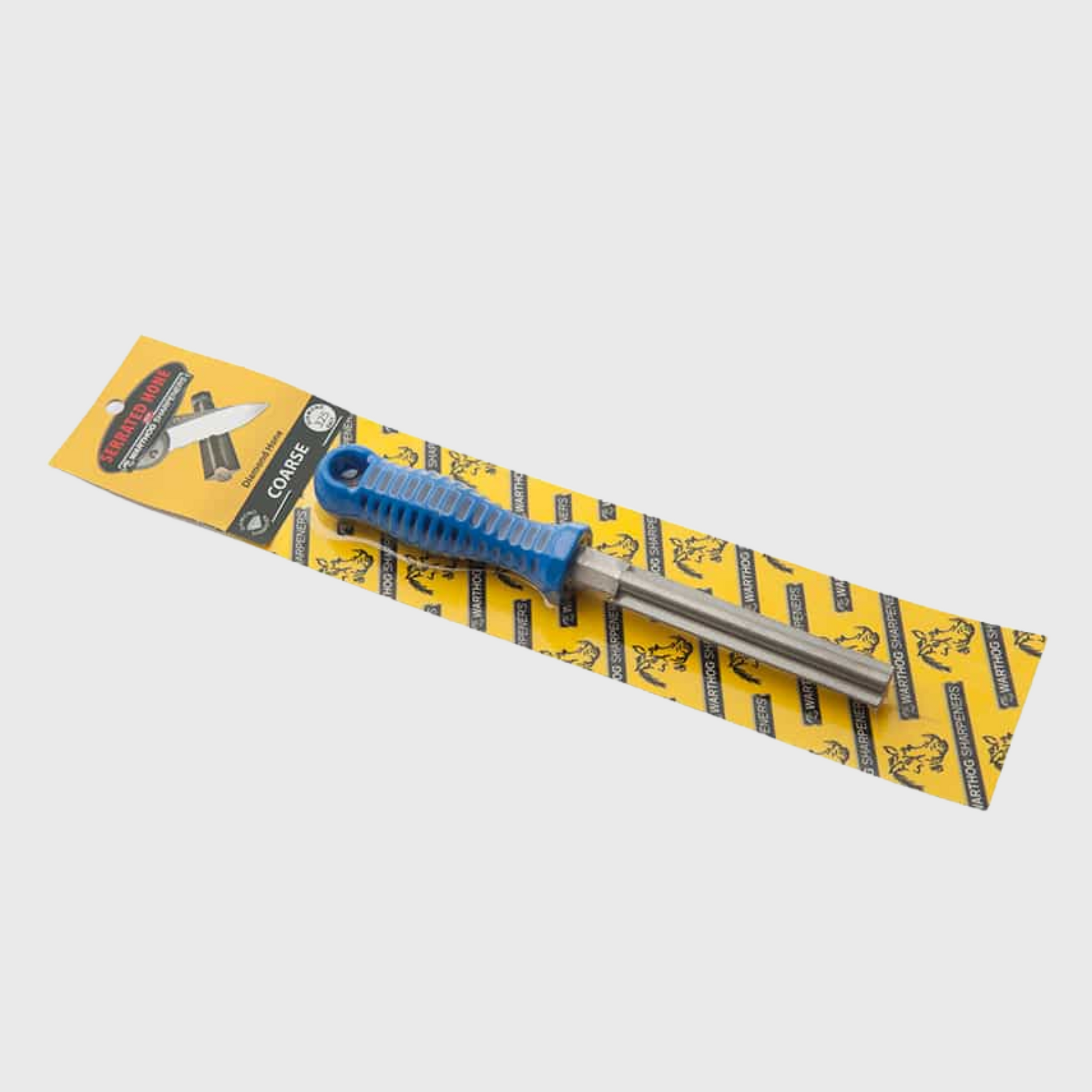 Serrated Diamond Sharpener with Handle